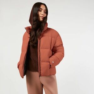 NWT FIG Clothing Ronos Puffer Jacket Cinnamon